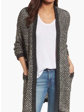 Carlson Textured Boyfriend Cardigan